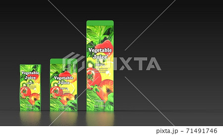 vegetable juice 3 size black background front left 71491746