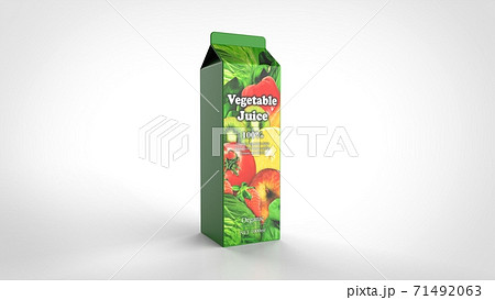 vegetable juice 1l 3d rendering 71492063
