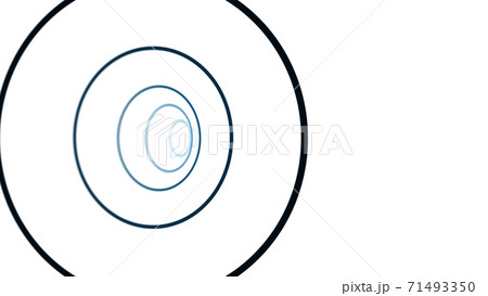 CGサークル　回転する複数のリング 71493350