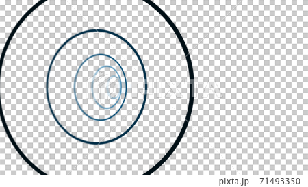 CGサークル　回転する複数のリング 71493350