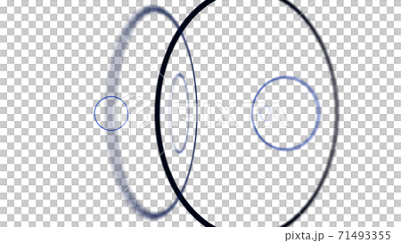CG circle: Multiple rotating rings - Stock Illustration [71493355] - PIXTA
