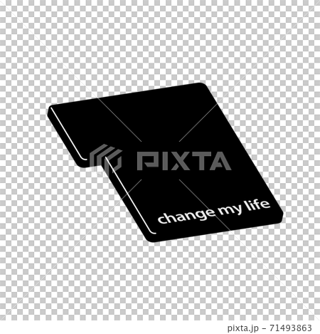 Enterキーを模した人生を変える( change my life )自己啓発系 ボタン Enterキーを模した人生を変える( change my life )自己啓発系 ボタン 71493863