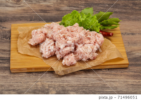 Homemade pork minced meat for cooking Homemade pork minced meat for cooking 71496051