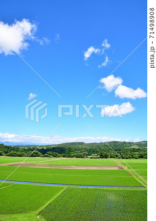 田園風景（福島県） 71498908