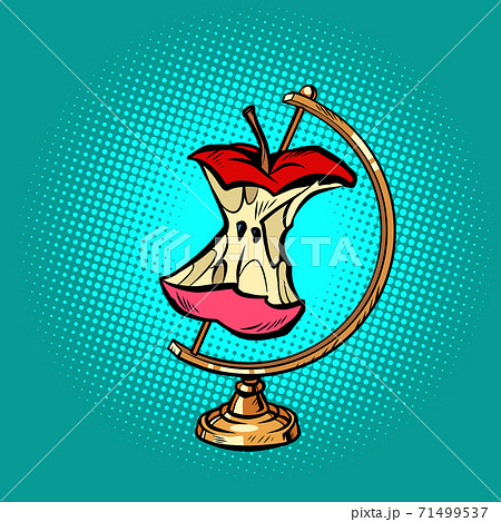 globe international apple core, food waste 71499537