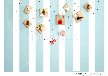 Collection of Christmas gift boxes 71499709