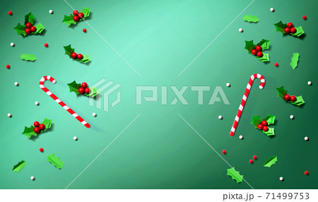 Christmas holly berries - Paper craft 71499753