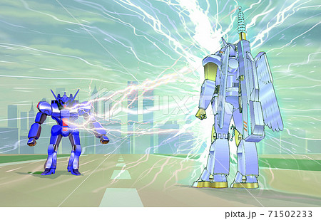 攻撃に耐えるロボット 71502233