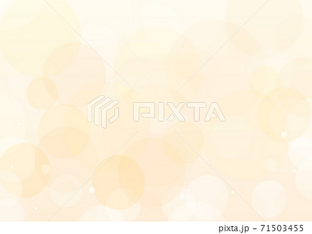 ほわほわした光の背景　黄色　レース 71503455