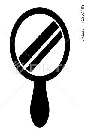 手鏡のイラスト素材