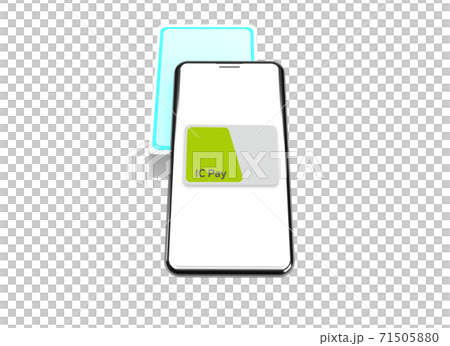 Image of electronic payment with smartphone Image of electronic payment with smartphone 71505880