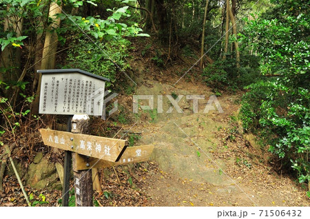 湘南平(高麗山公園)ハイキングコース 高麗山県民の森の関東ふれあいの道標識(男坂方面) 湘南平(高麗山公園)ハイキングコース 高麗山県民の森の関東ふれあいの道標識(男坂方面) 71506432