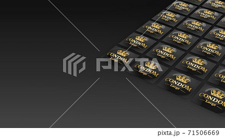 condoms black black background multiple right 3d  71506669