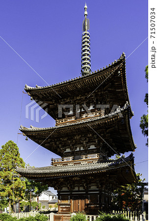 百済寺　三重塔　奈良県北葛城郡広陵町 71507034