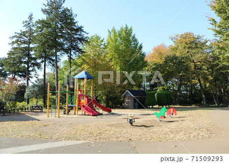杉並区浜田山二丁目にある杉並区立柏の宮公園にある幼児向けの遊具 杉並区浜田山二丁目にある杉並区立柏の宮公園にある幼児向けの遊具 71509293