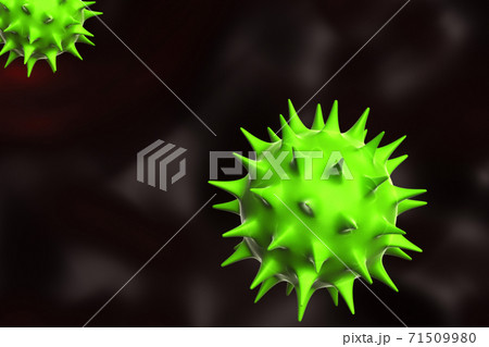 Virus illustration. 71509980