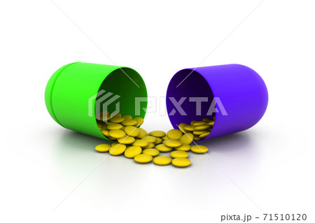 Open medicine capsule Open medicine capsule 71510120
