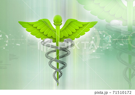 digital illustration of medical symbol in abstract background. 71510172