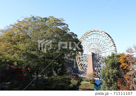 埼玉県立川の博物館の大水車 埼玉県立川の博物館の大水車 71511107