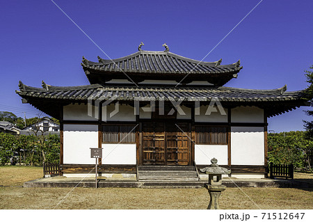 法起寺 講堂 奈良県生駒郡斑鳩町 法起寺 講堂 奈良県生駒郡斑鳩町 71512647