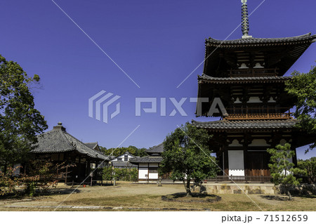 法起寺 境内 奈良県生駒郡斑鳩町 法起寺 境内 奈良県生駒郡斑鳩町 71512659