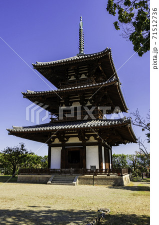 法起寺 三重塔 奈良県生駒郡斑鳩町 法起寺 三重塔 奈良県生駒郡斑鳩町 71512736