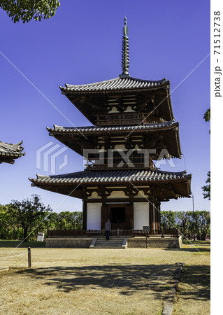 法起寺　三重塔　奈良県生駒郡斑鳩町 71512738