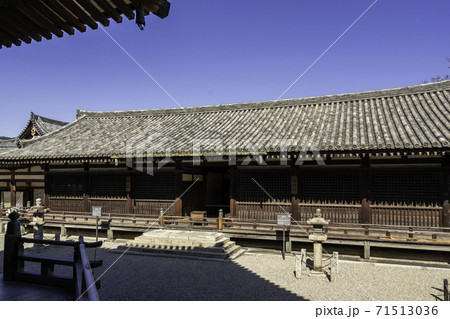 法隆寺　絵殿・舎利殿　奈良県生駒郡斑鳩町 71513036