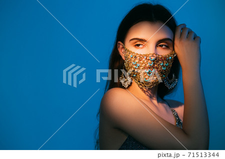 covid-19 accessory party look model oriental mask covid-19 accessory party look model oriental mask 71513344