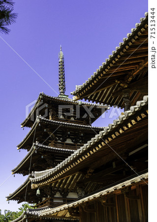 法隆寺 五重塔 奈良県生駒郡斑鳩町 法隆寺 五重塔 奈良県生駒郡斑鳩町 71513444