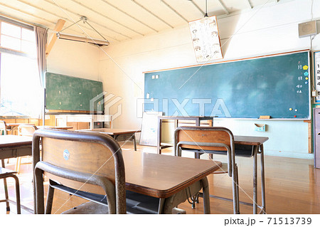 旧上岡小学校の教室 茨城県大子町 旧上岡小学校の教室 茨城県大子町 71513739