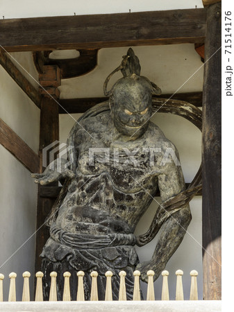 法隆寺 中門 金剛力士像 奈良県生駒郡斑鳩町 法隆寺 中門 金剛力士像 奈良県生駒郡斑鳩町 71514176