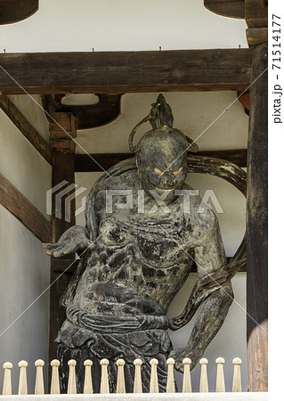 法隆寺 中門 金剛力士像 奈良県生駒郡斑鳩町 法隆寺 中門 金剛力士像 奈良県生駒郡斑鳩町 71514177