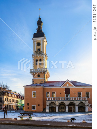 Town hall of Kamianets-Podilskyi, Ukraine Town hall of Kamianets-Podilskyi, Ukraine 71514247