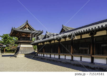 法隆寺 東院伽藍 鐘楼 奈良県生駒郡斑鳩町 法隆寺 東院伽藍 鐘楼 奈良県生駒郡斑鳩町 71514581
