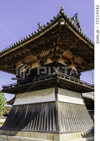 法隆寺 東院伽藍 鐘楼 奈良県生駒郡斑鳩町 法隆寺 東院伽藍 鐘楼 奈良県生駒郡斑鳩町 71514582
