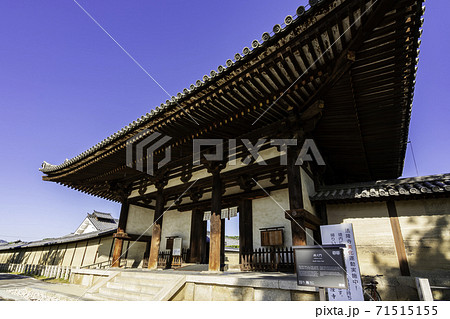 法隆寺　南大門　奈良県生駒郡斑鳩町 71515155