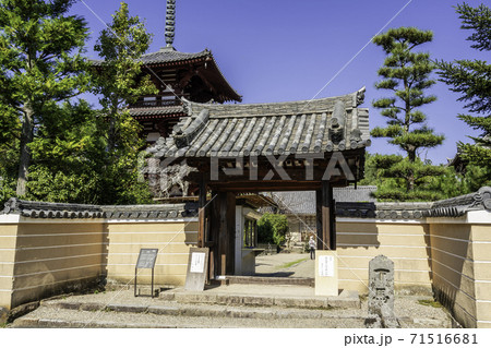 法輪寺 表門 奈良県生駒郡斑鳩町 法輪寺 表門 奈良県生駒郡斑鳩町 71516681