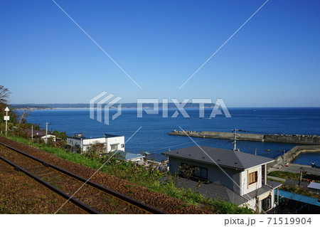 快晴の朝ドラロケ地 三陸鉄道堀内駅(袖が浜駅)、 快晴の朝ドラロケ地 三陸鉄道堀内駅(袖が浜駅)、 71519904