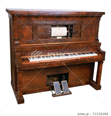 Piano isolated on a white background Piano isolated on a white background 71520260