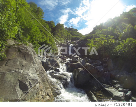 新潟県　巻機山　米子沢 71520491