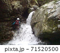 大峰　沢登り　小川谷　流れを遡上 71520500