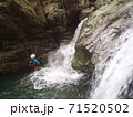 大峰　沢登り　小川谷　流れを遡上 71520502