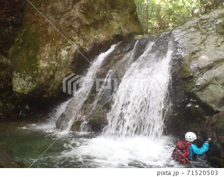 大峰 沢登り 小川谷 へつる 大峰 沢登り 小川谷 へつる 71520503
