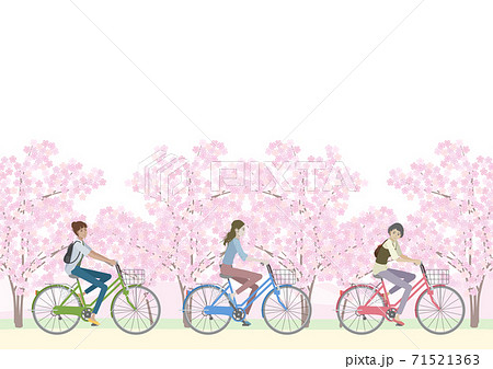 自転車に乗る女性たち 自転車に乗る女性たち 71521363