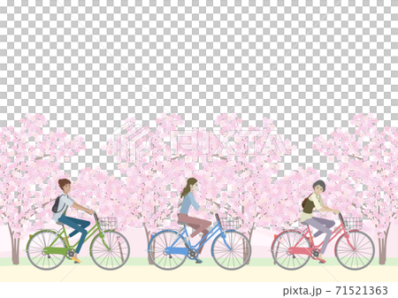 Women riding a bicycle Women riding a bicycle 71521363
