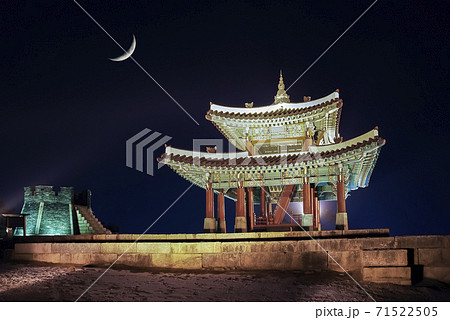 城 水原市 夜景 71522505