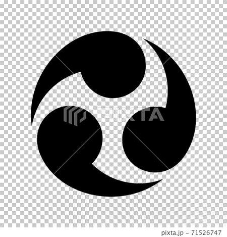 Three-way silhouette material_illustration Three-way silhouette material_illustration 71526747