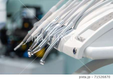 Dentist tools and equipment at dental office 71526870
