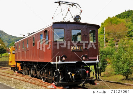 アプト式電気機関車ED42　特別走行　碓井鉄道文化むら　廃線 71527064